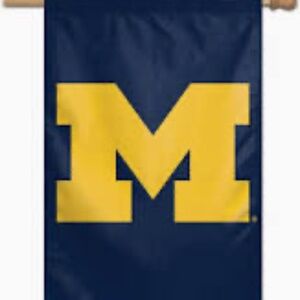 Michigan Wolverines Vertical Flag 28” x 40”